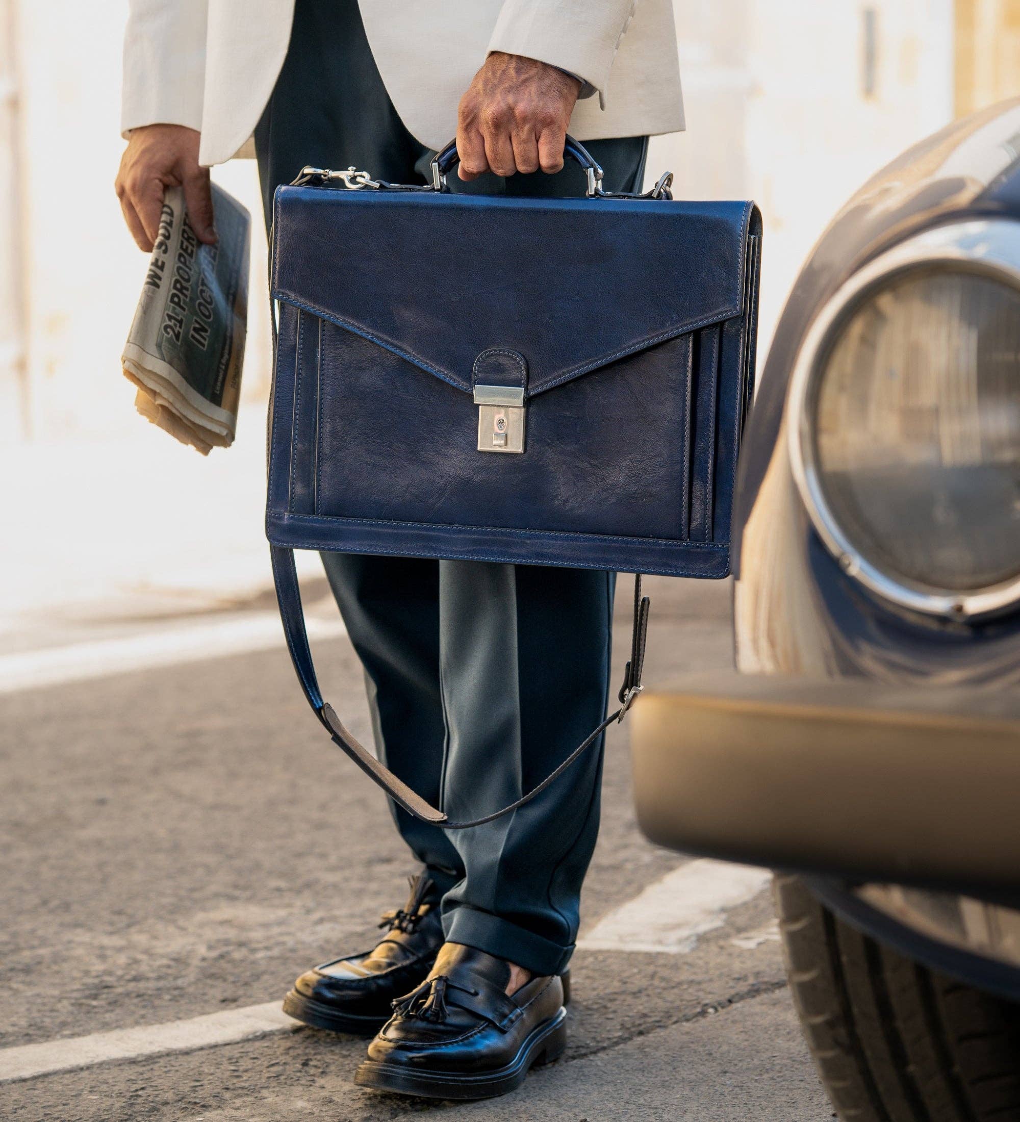 Time Resistance – Großhandel Aktentasche – Unisex – Klassische Design-Lederaktentasche - Der Magus34