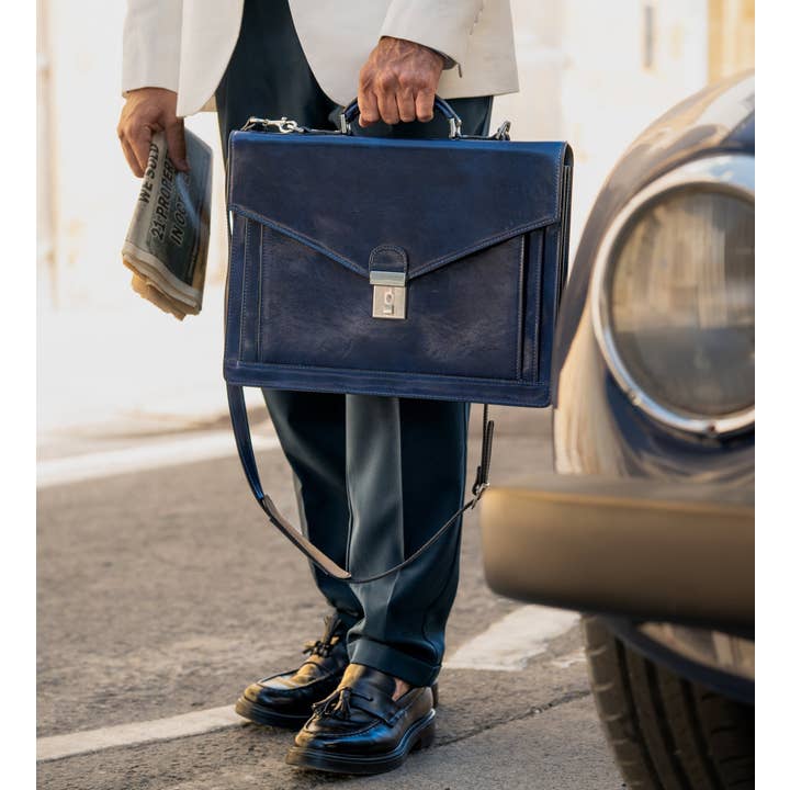 Time Resistance – Großhandel Aktentasche – Unisex – Klassische Design-Lederaktentasche - Der Magus34