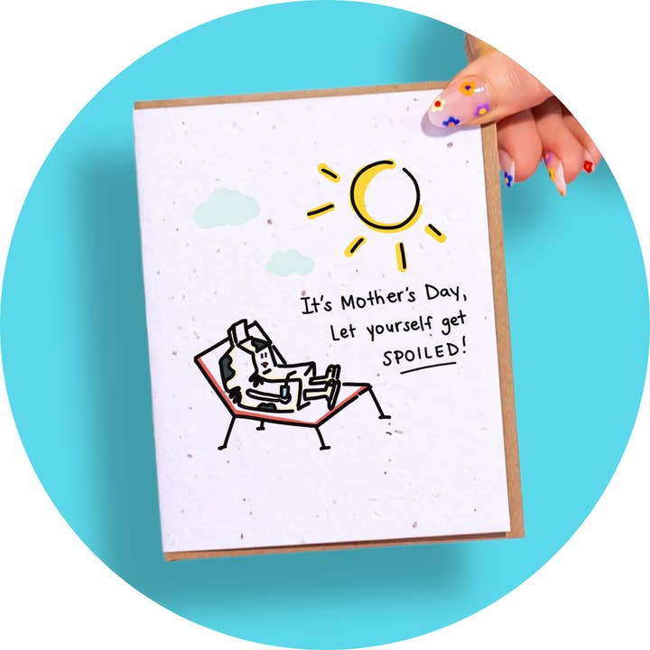 Spoiled Mama for wholesale by SowSweet Greetings Inc