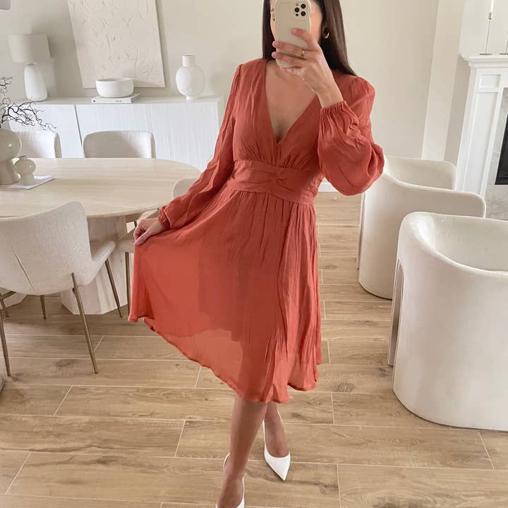 CIAO MILANO - Wholesale Dress - Women's - Empire Waist Short Dress 285160