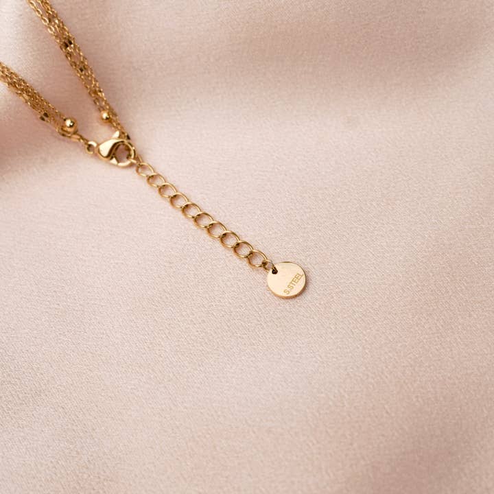 Victoire Collection - Wholesale Link & Chain Bracelet - Triple chain bracelet2