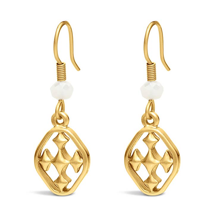 FaithWorks Small Dangle Earrings for wholesale by Gracewear Collection