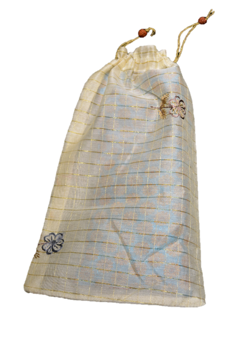 OMSutra – wholesale Spa/therapy pillow – Satin Silk Stress Release Spa Eye Pillow - Floral design3