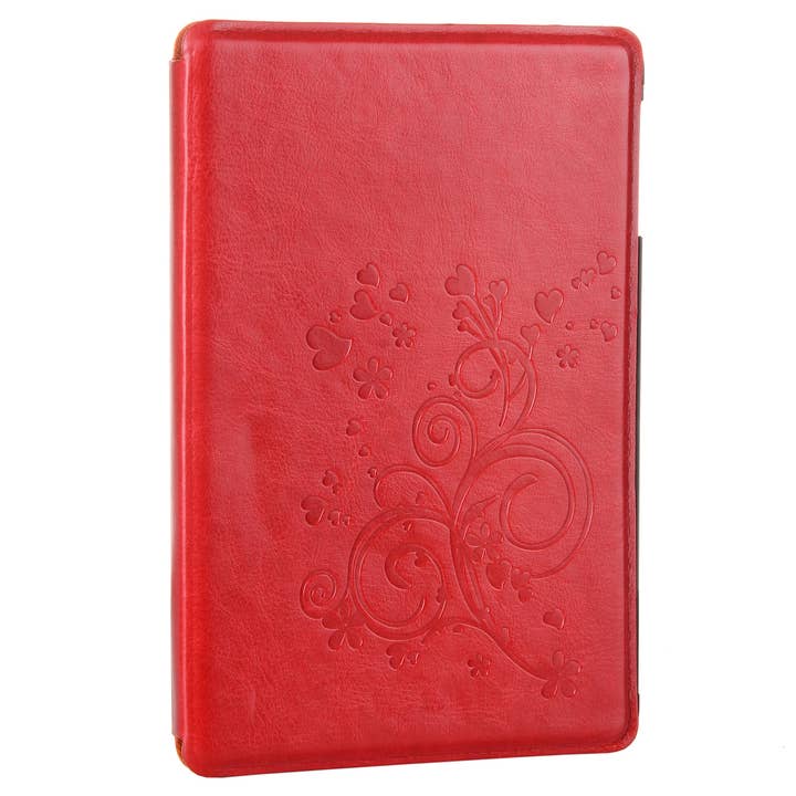 Étui rouge gaufré pour iPad Mini pour la vente par Mad Style