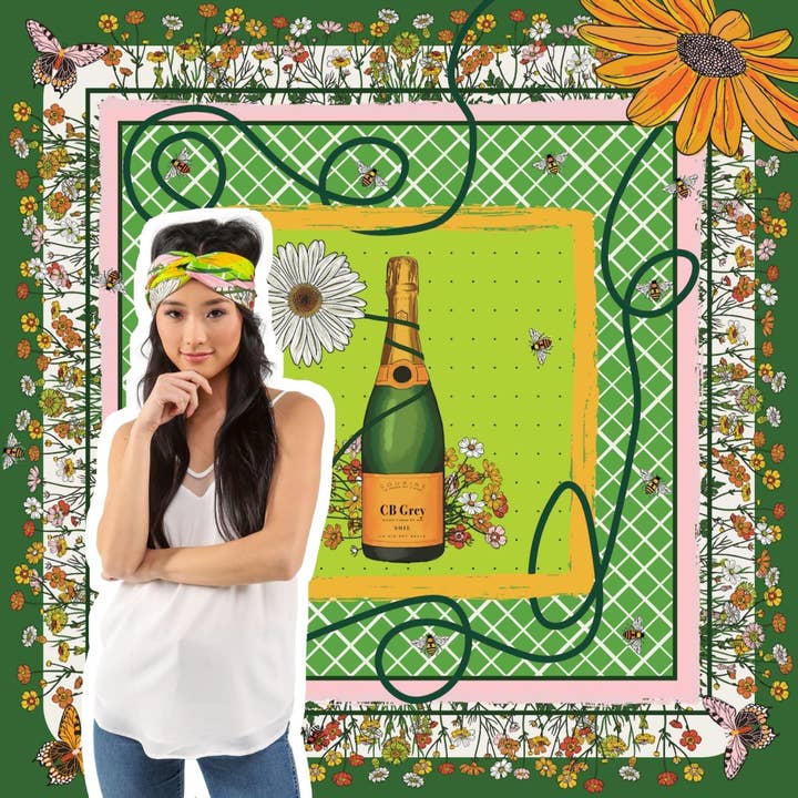 CB Grey - Wholesale Scarf - Women's - The Carson Silk Scarf2