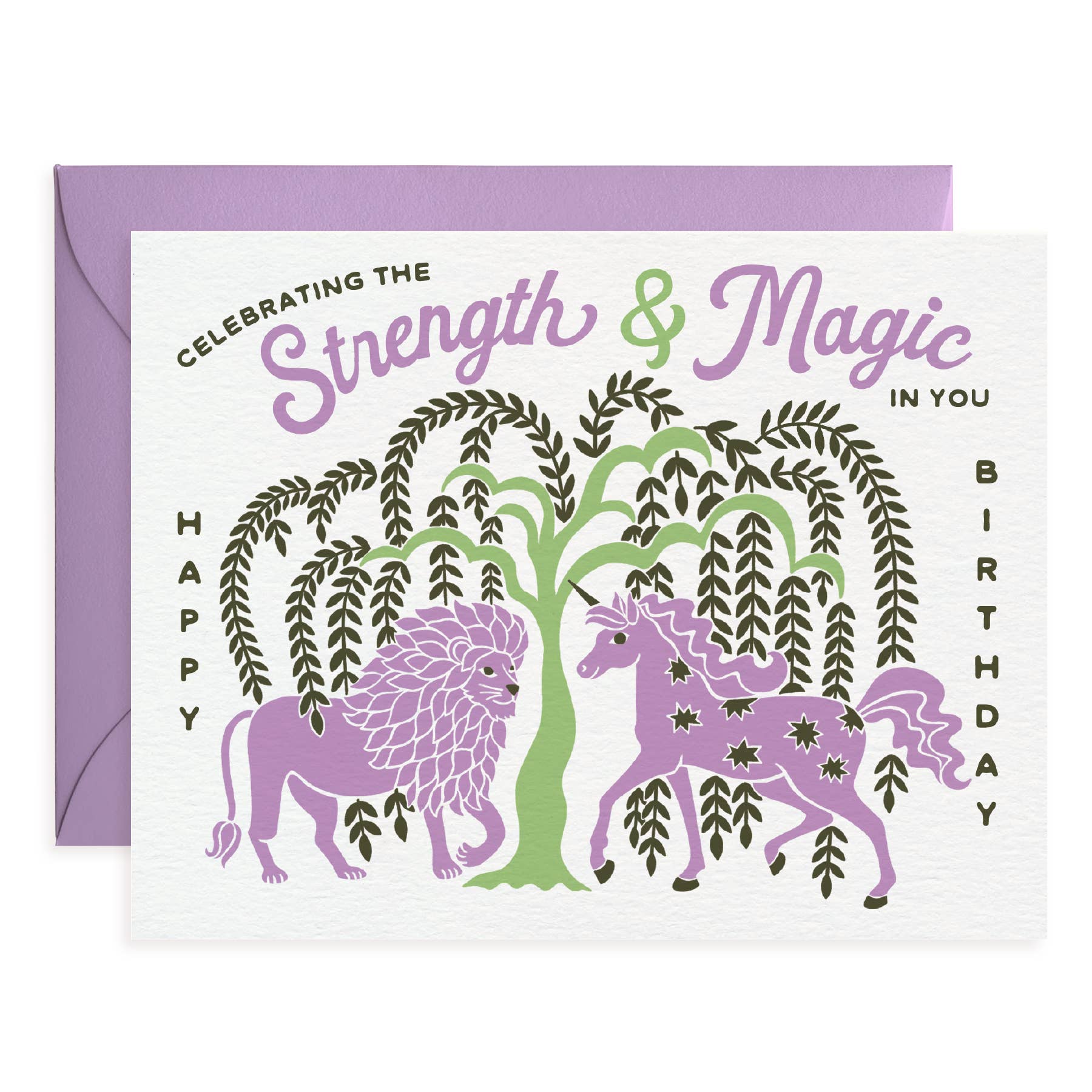 O.O.M.F. Creative - Wholesale Birthday Card - Lion & Unicorn | Birthday Card | Empowerment Card | Woodland0