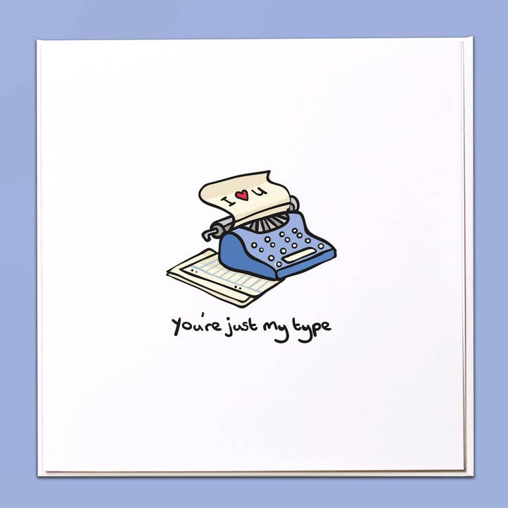 Du er lige min type Kort for engroshandel hos The Crafty Giraffe