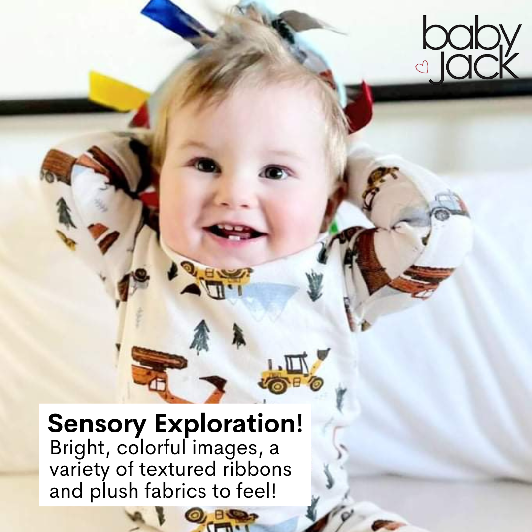 Baby Jack and Company - Wholesale Crinkle Tag Toy - Baby - Massachusetts State Baby Learning Crinkle Square 8"x 8" Toy3