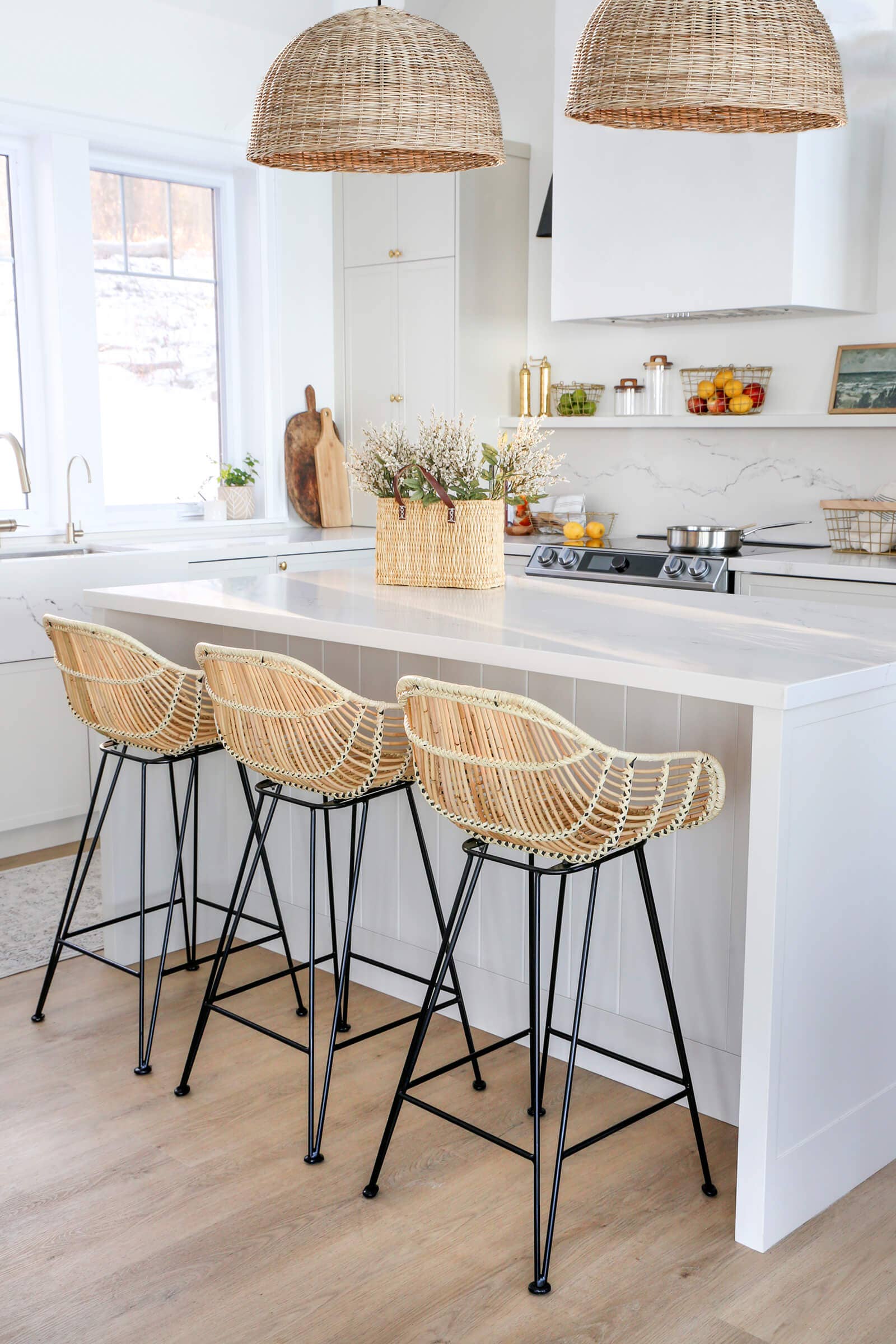 Bacon Basketware - Vente Lustre/Suspension - GRANDE SUSPENSION EN ROTIN4