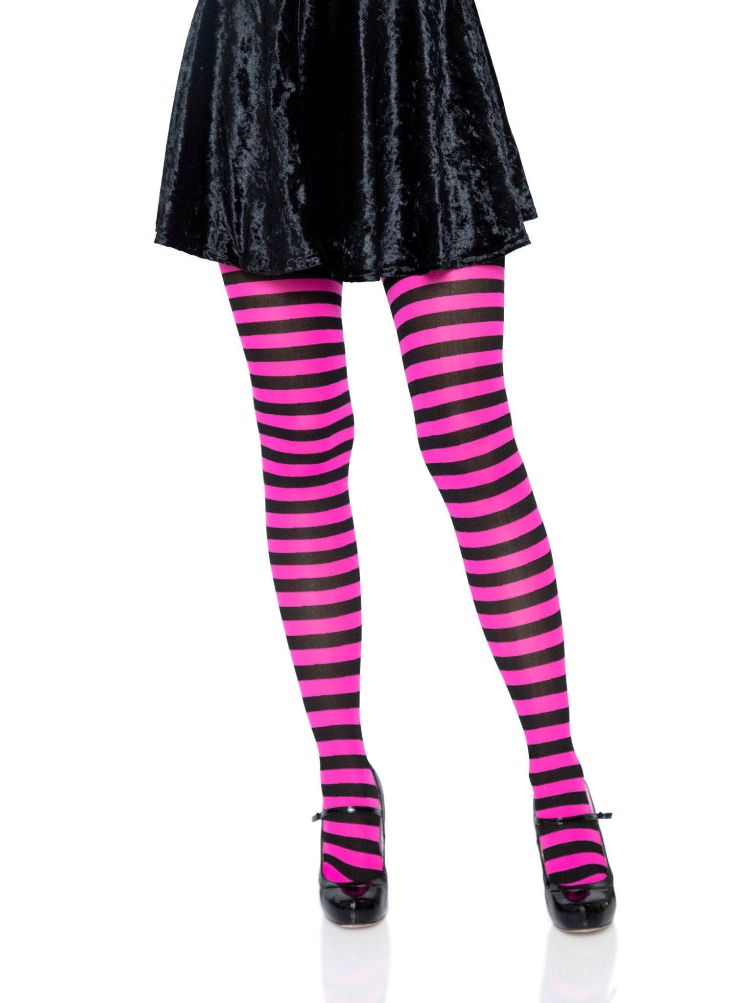 Leg Avenue - Wholesale Tights - Women's - Jada Striped Women's Tights11