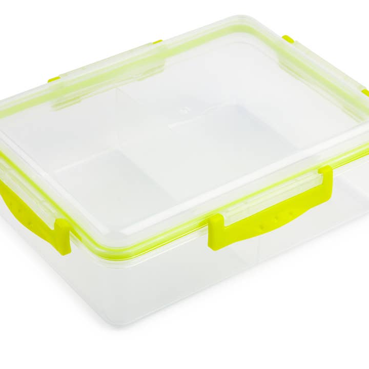 37.2oz 2-Section Lunch Box - Zesty Lime for wholesale by Core Home