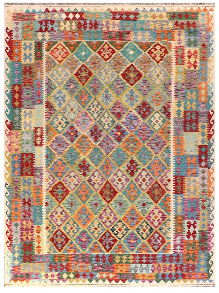Maimana Afghanistan Kilim Tapijt - 349 x 264 cm voor wholesale door Imaco Rugs
