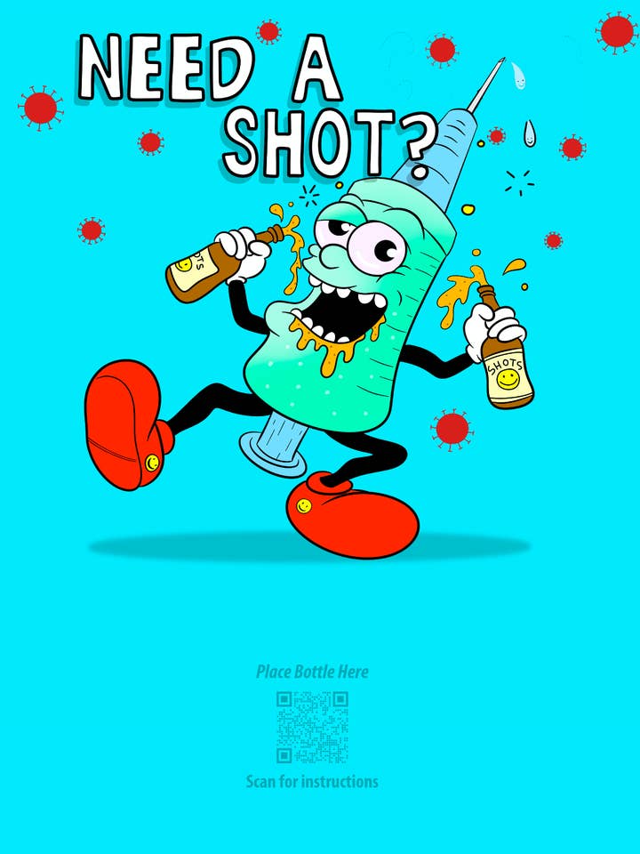 NEED A SHOT? for wholesale by Boozy Cardz