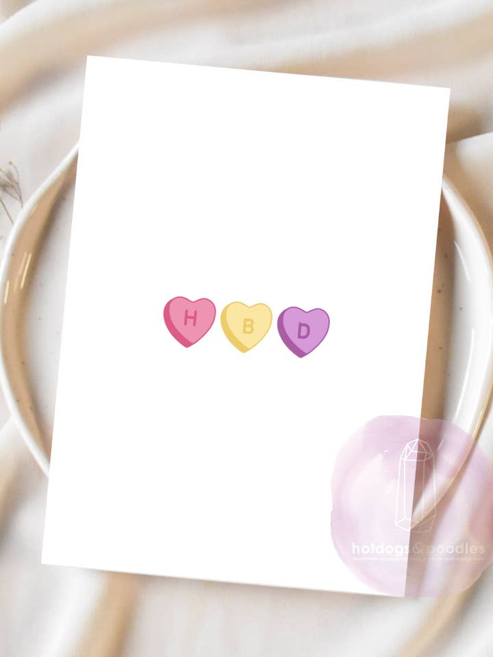 Birthday Card // Happy F*cking Birthday for wholesale by Hotdogs & Poodles Accessories