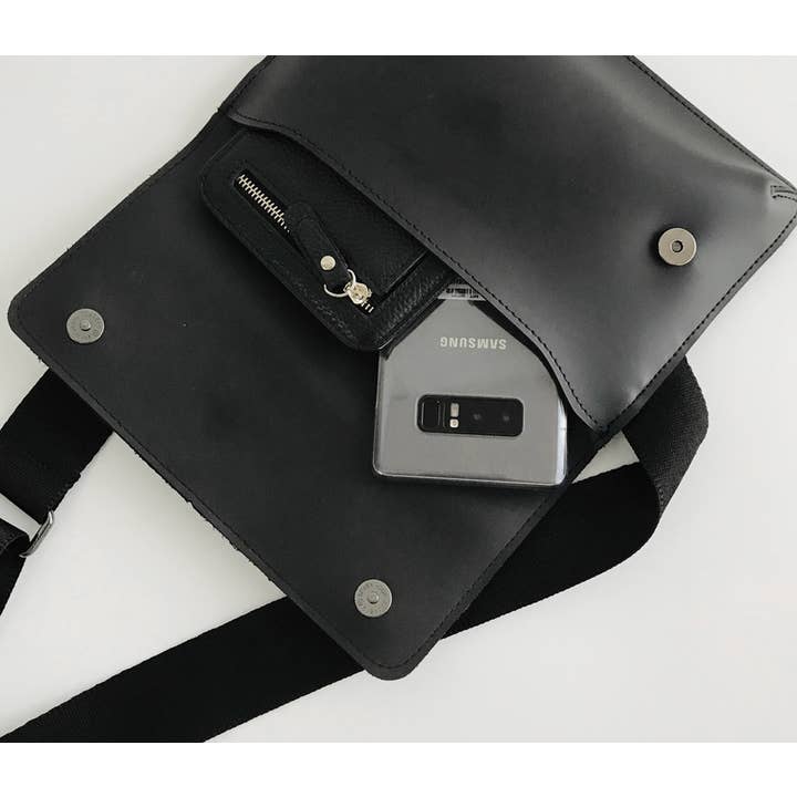 Genuine Soft Leather Sling Bag for wholesale by peekaboo