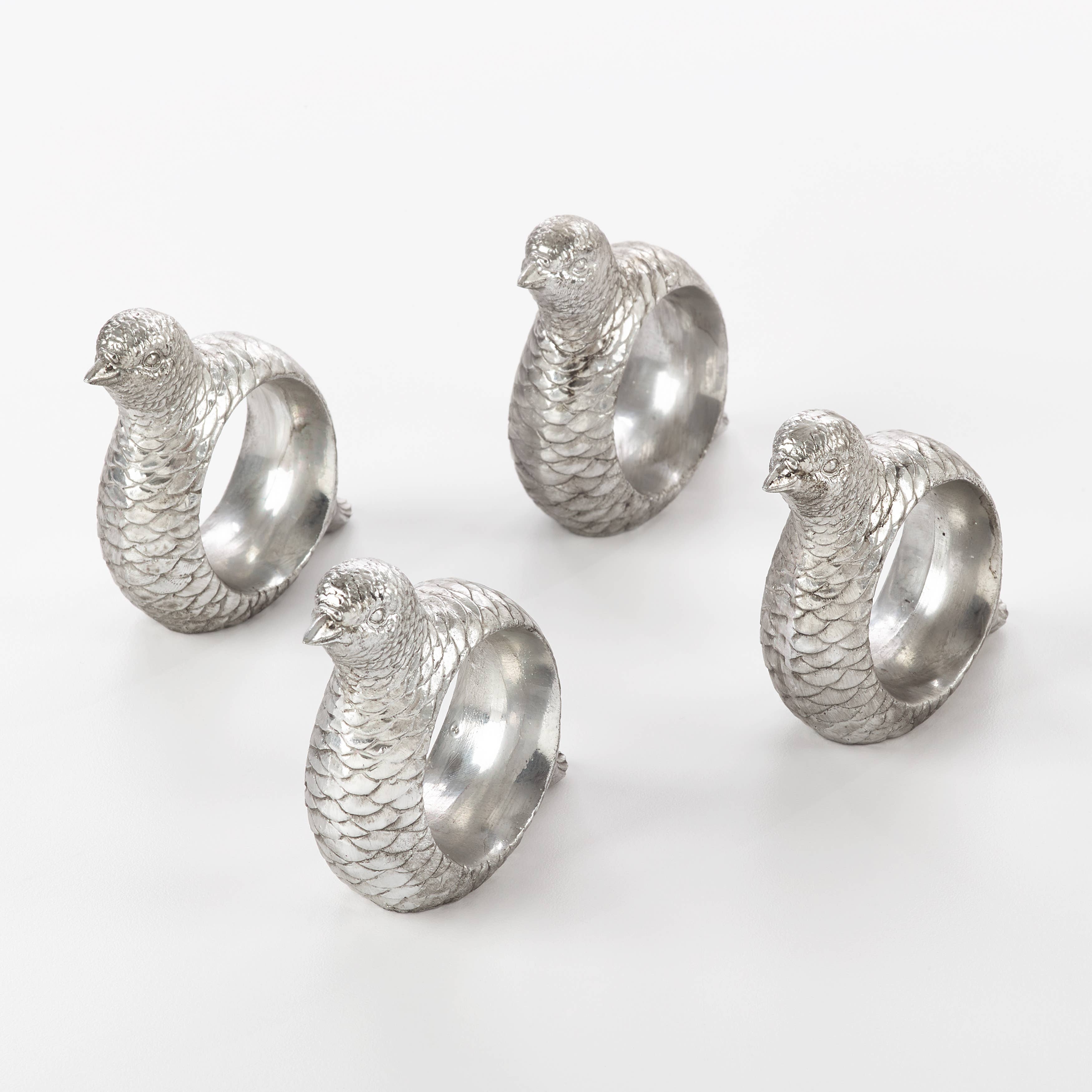 Saro Lifestyle - Vente Rond de serviette - Anneau de serviette Caille2