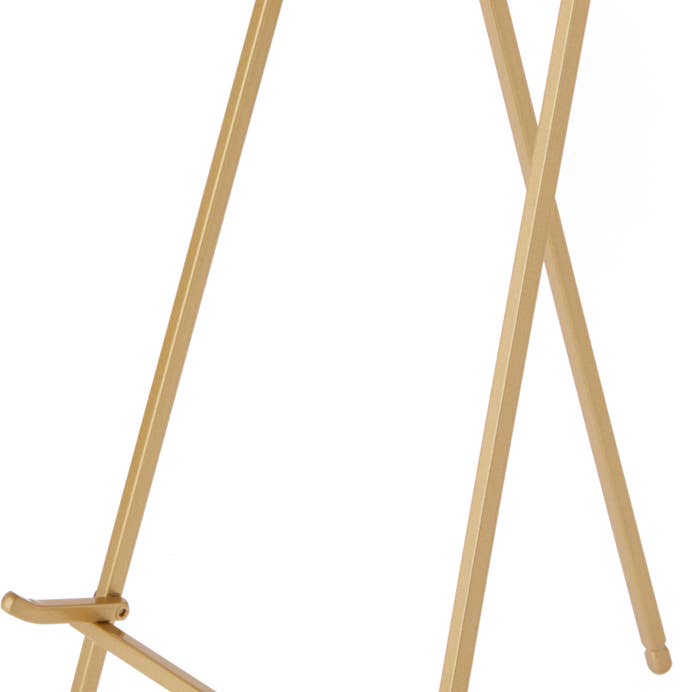 Bard's - Wholesale Easel - Bard's Satin Metal Easel, 12" H x 7" W x 7.75" D