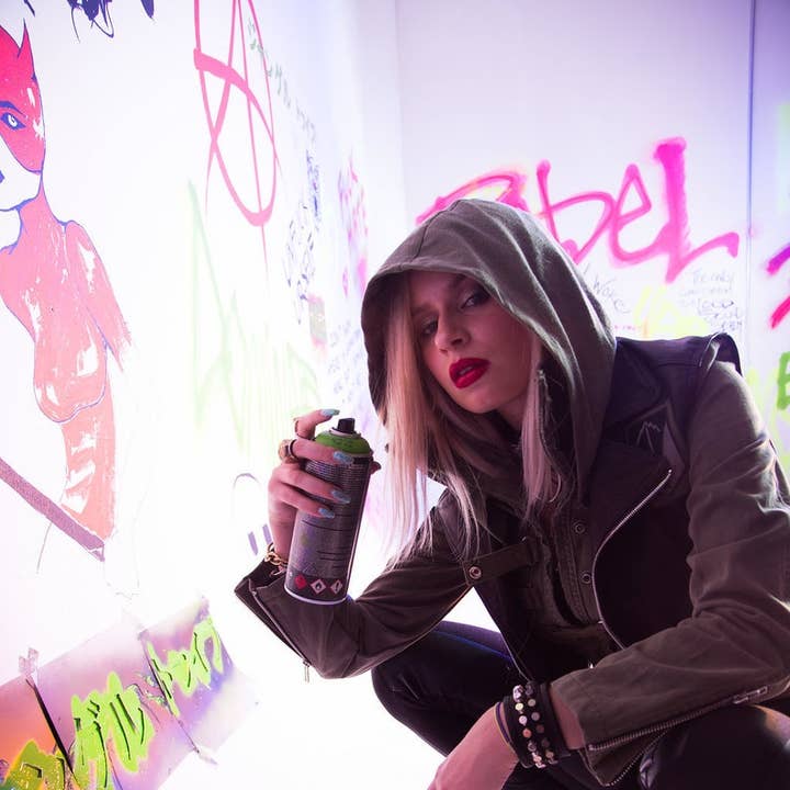 Casaco Biker de Couro Cortado Military X por atacado de JUNGLE TRIBE