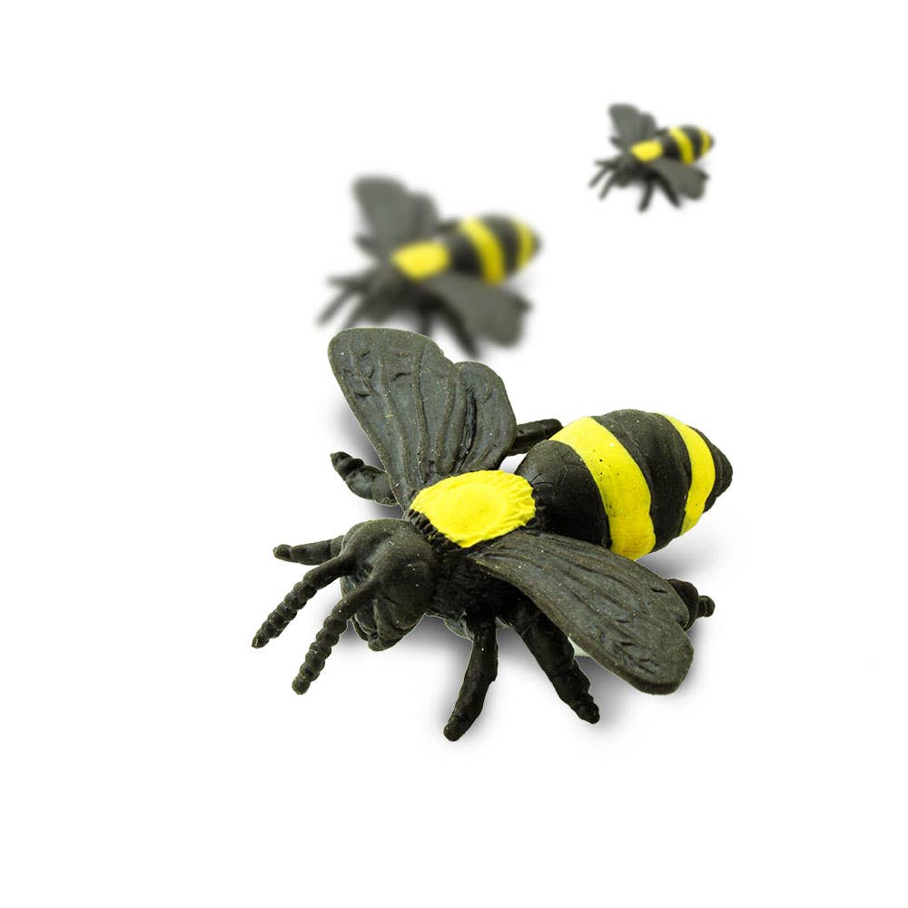 Safari Ltd. - Wholesale Decorative Figurine - Bumble Bees - Good Luck Minis® - 3422221