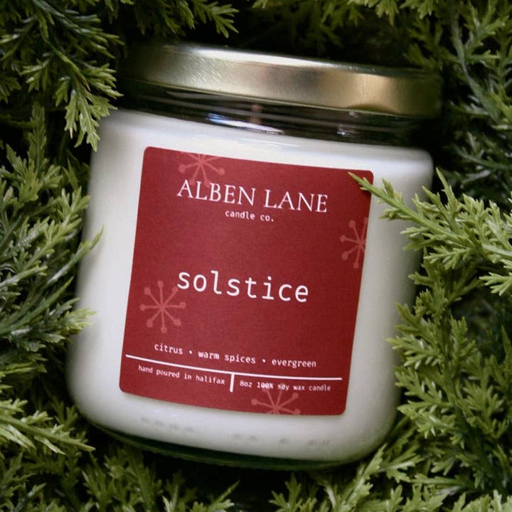 solstice for wholesale by Alben Lane Candle Co.