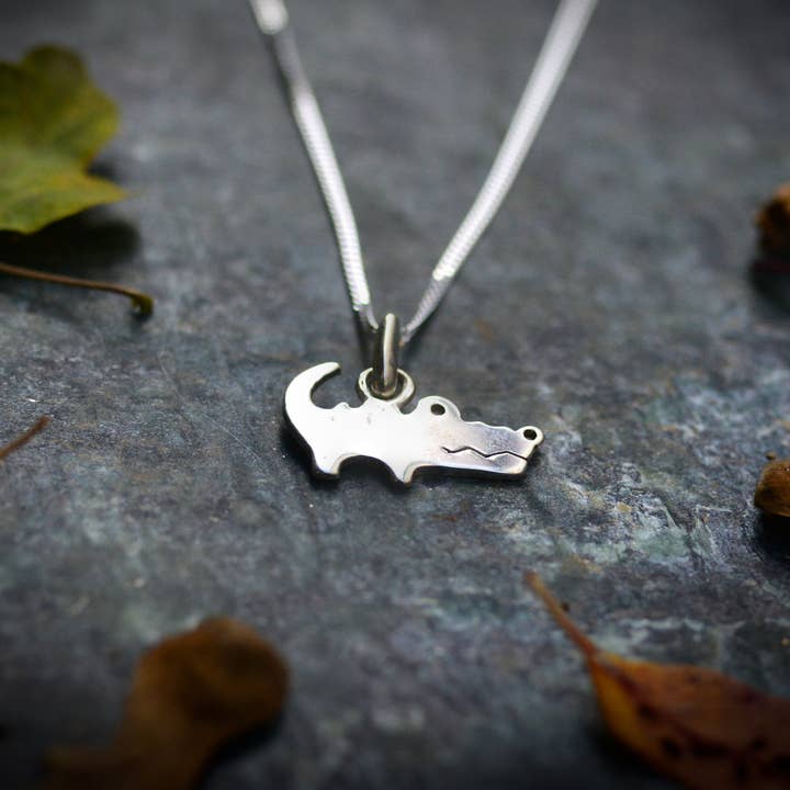 RoxyLab - Wholesale Kids Necklace - Kids - Sterling Silver Crocodile Necklace3