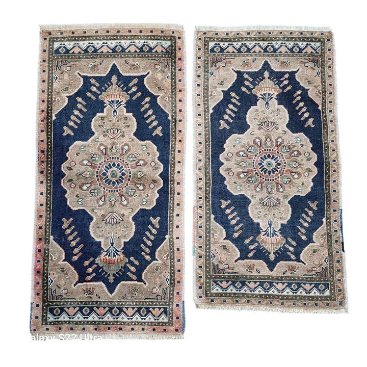 Mini tappeto davanti al lavello della cucina - un paio per la vendita all'ingrosso da parte di Vintage Pillows Store