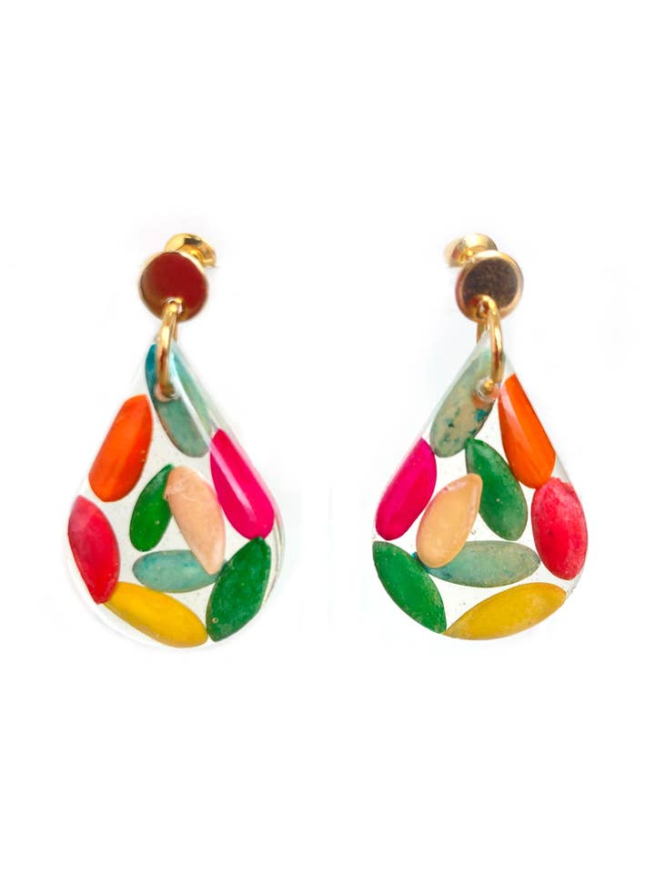 Melonkärnor - Tårformade örhängen för wholesale av Liliana Salazar