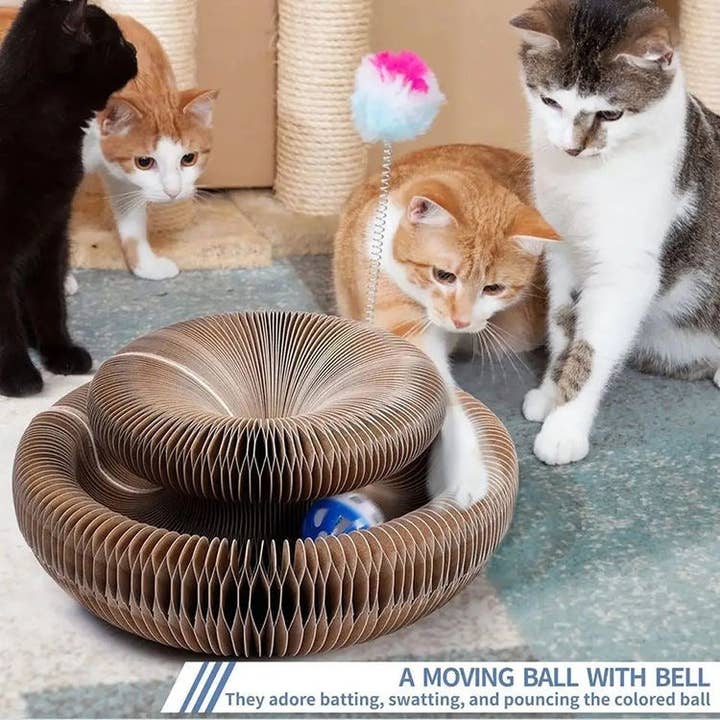 VIGOR - Wholesale Pet Scratcher - Cat - Perfect gift Magic Organ Cat Claw Board Foldable Cat Scratch
