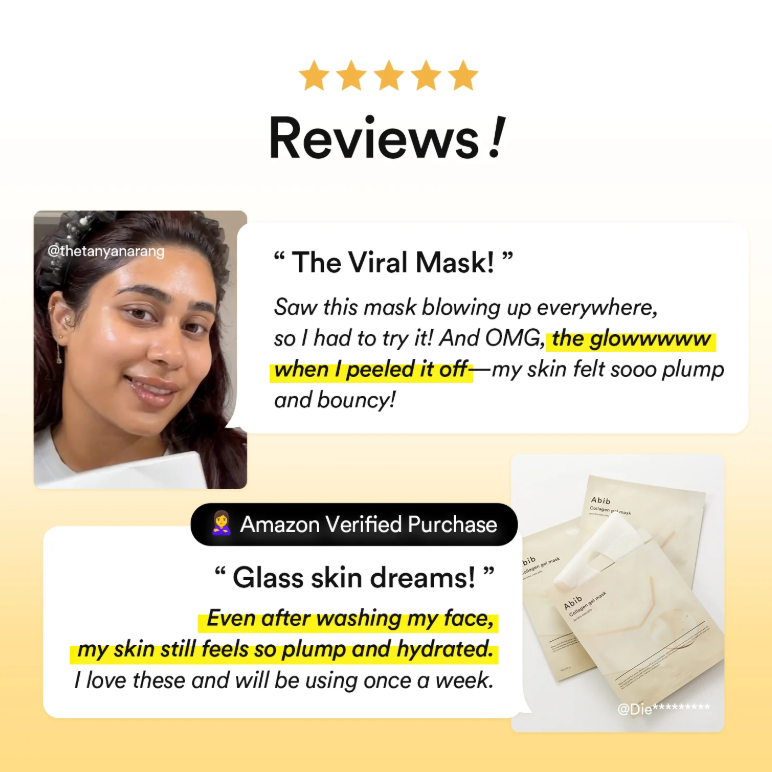 Best Beauty Group - Wholesale Skincare Face Mask - ABIB Collagen Gel Face Mask Vegan4