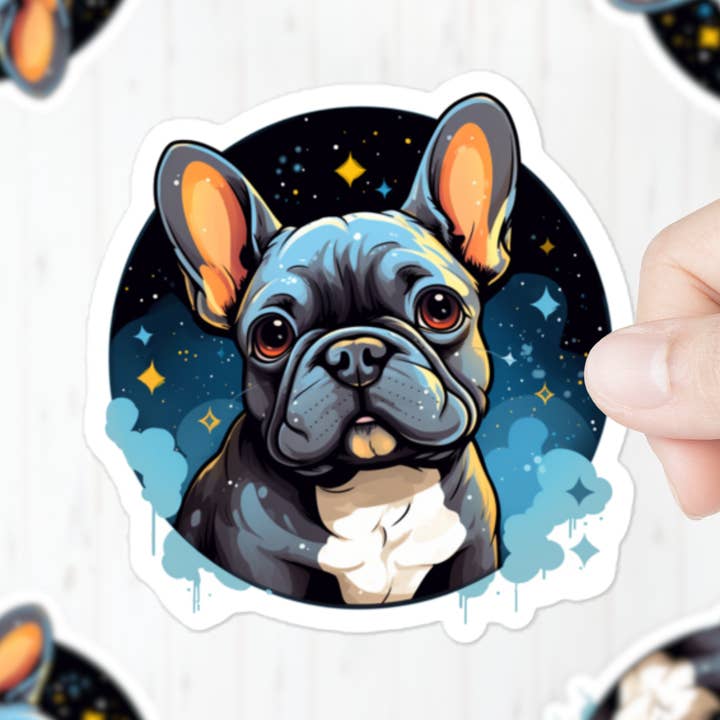 French Bulldog Sticker | Pet, Dog Sticker for wholesale by Mystical Clarity