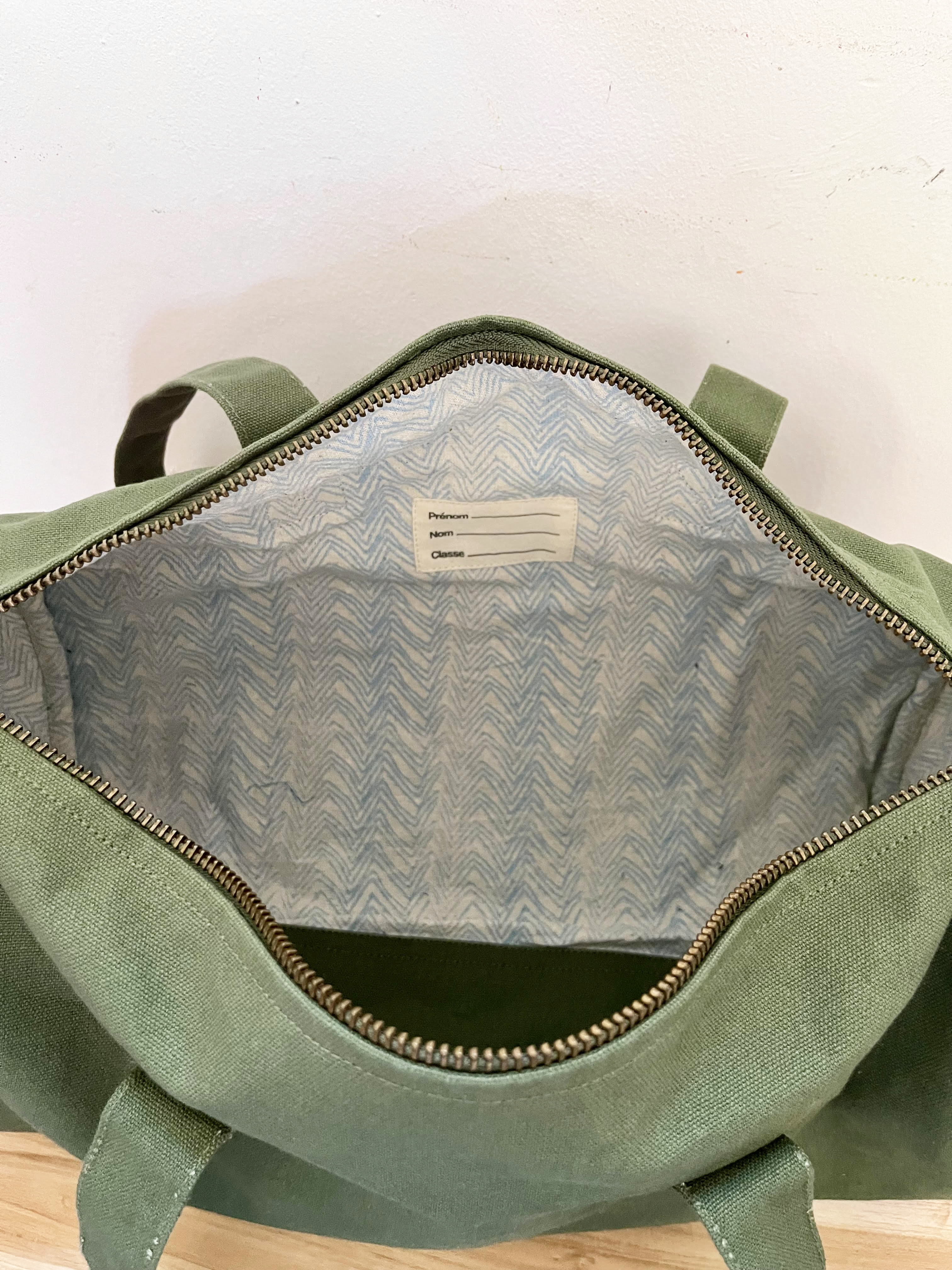 Family Impact Stories – wholesale Pouch – Women’s – Sky blue/olive green mini bolster for children4