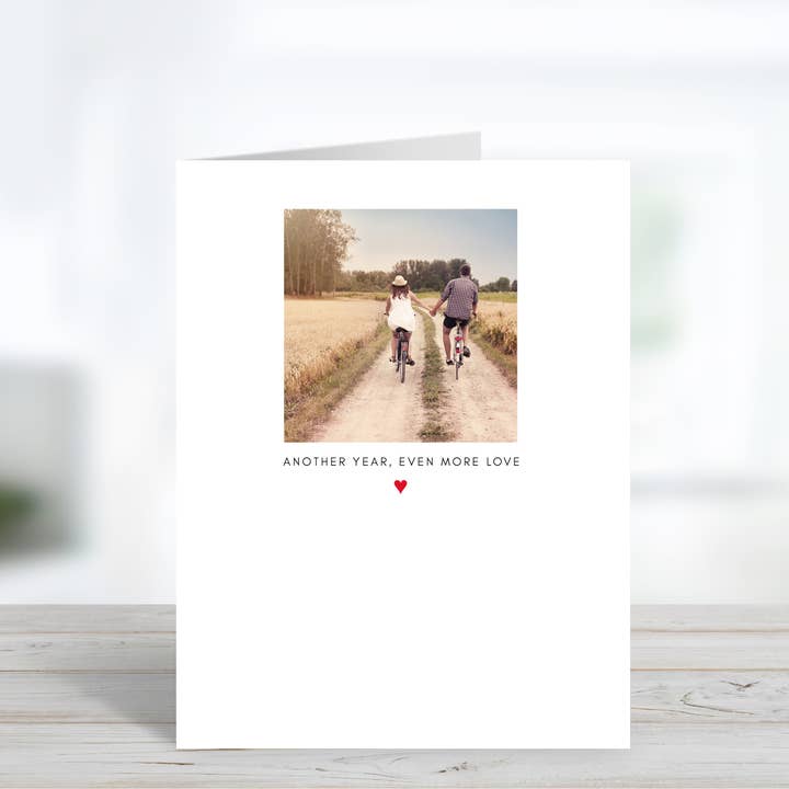 Mere kærlighed - Jubilæumskort for engroshandel hos Cyndi and Sofi Designs