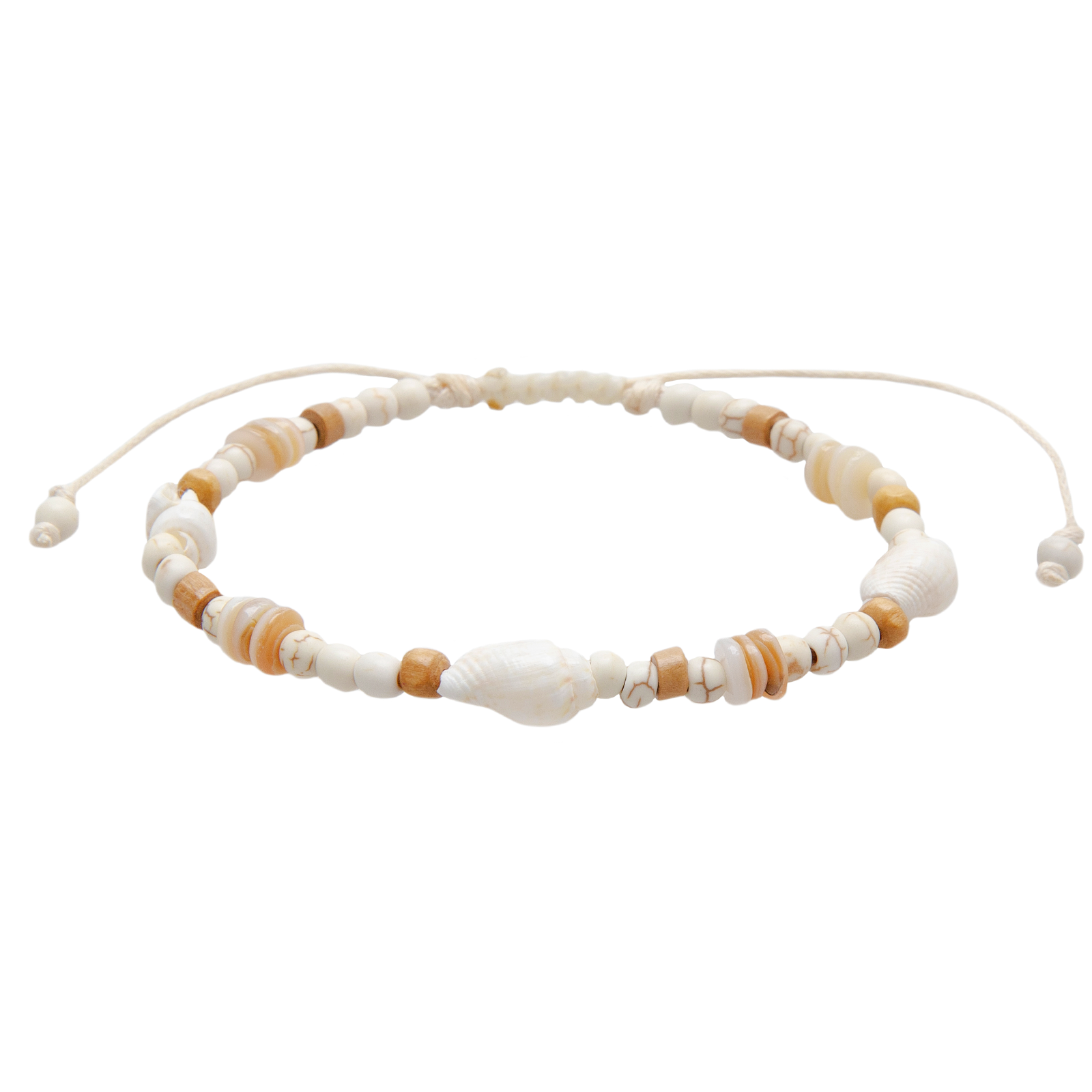 Lotus and Luna - Wholesale Anklet - Tybee Beachcomber Shell Anklet3