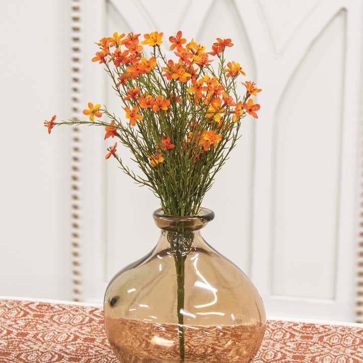 Saybrook Lane - Wholesale Artificial Flowers - Bittersweet Star Flower Bush, 15.5"H