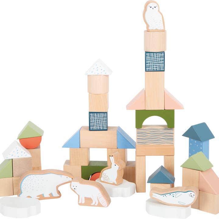 Blocos de madeira “Ártico” | blocos para construção | madeira por atacado de small foot