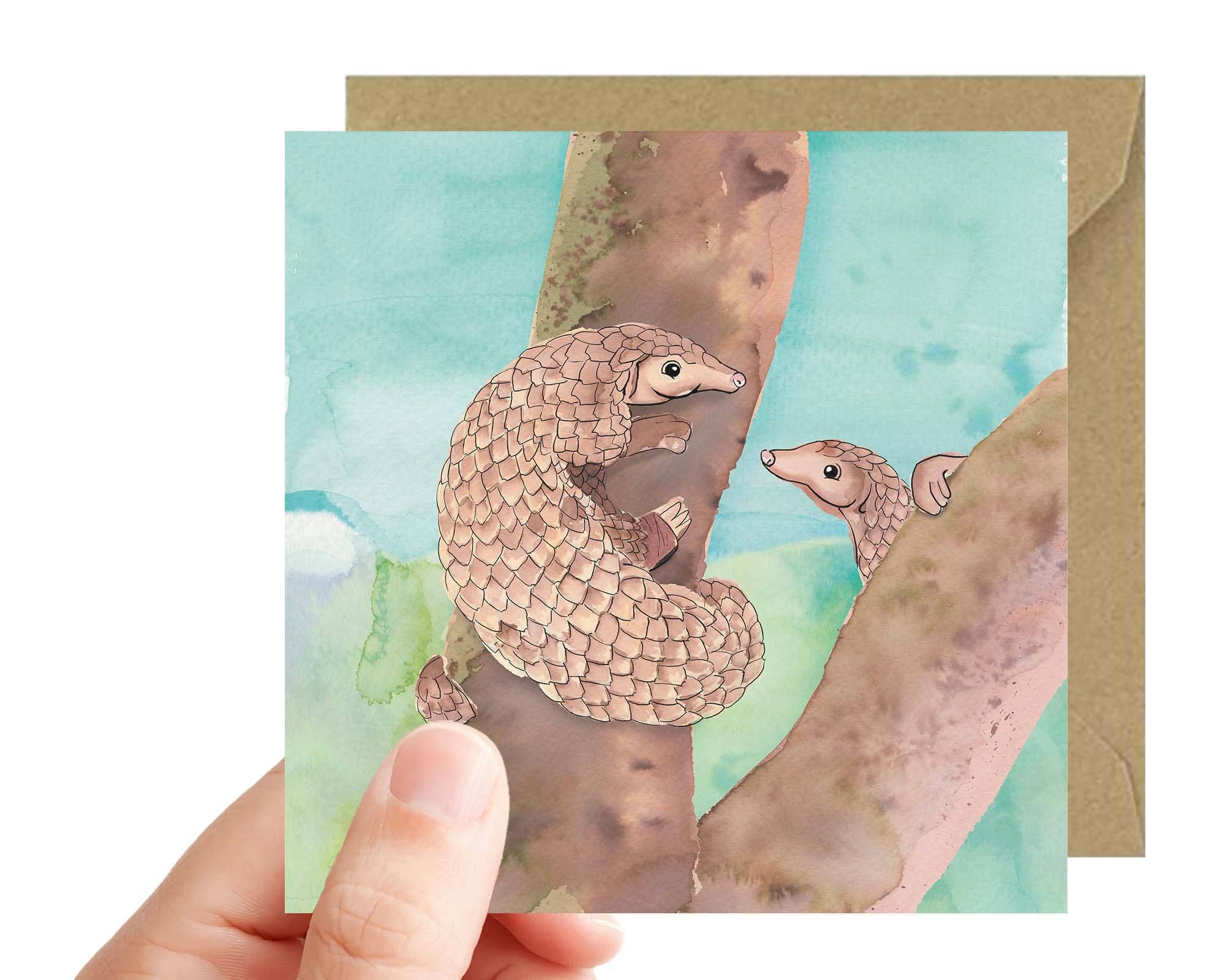 Mags - Vendita all'ingrosso Biglietti di auguri generici - M0074 - Pangolino1