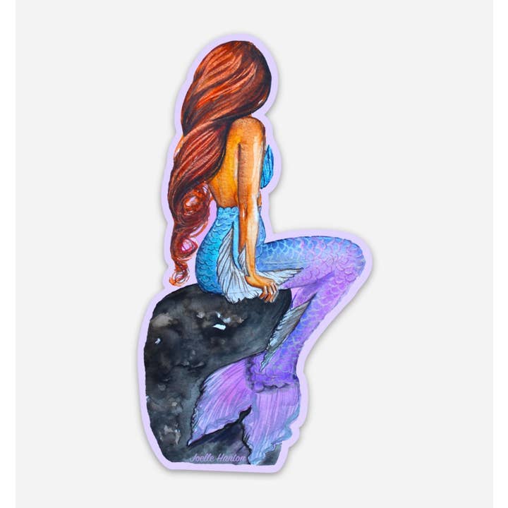 Joelle Hanton Art - Wholesale Sticker - Vinyl Sticker - Magical Mermaid Watercolor Design5