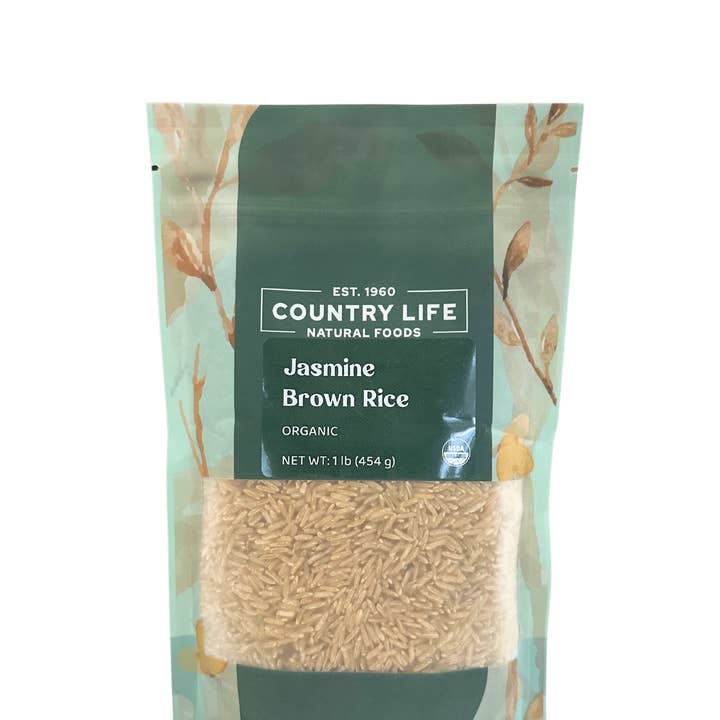 Jasmine Rice, Brown, Organic for wholesale by Country Life Natural Foods