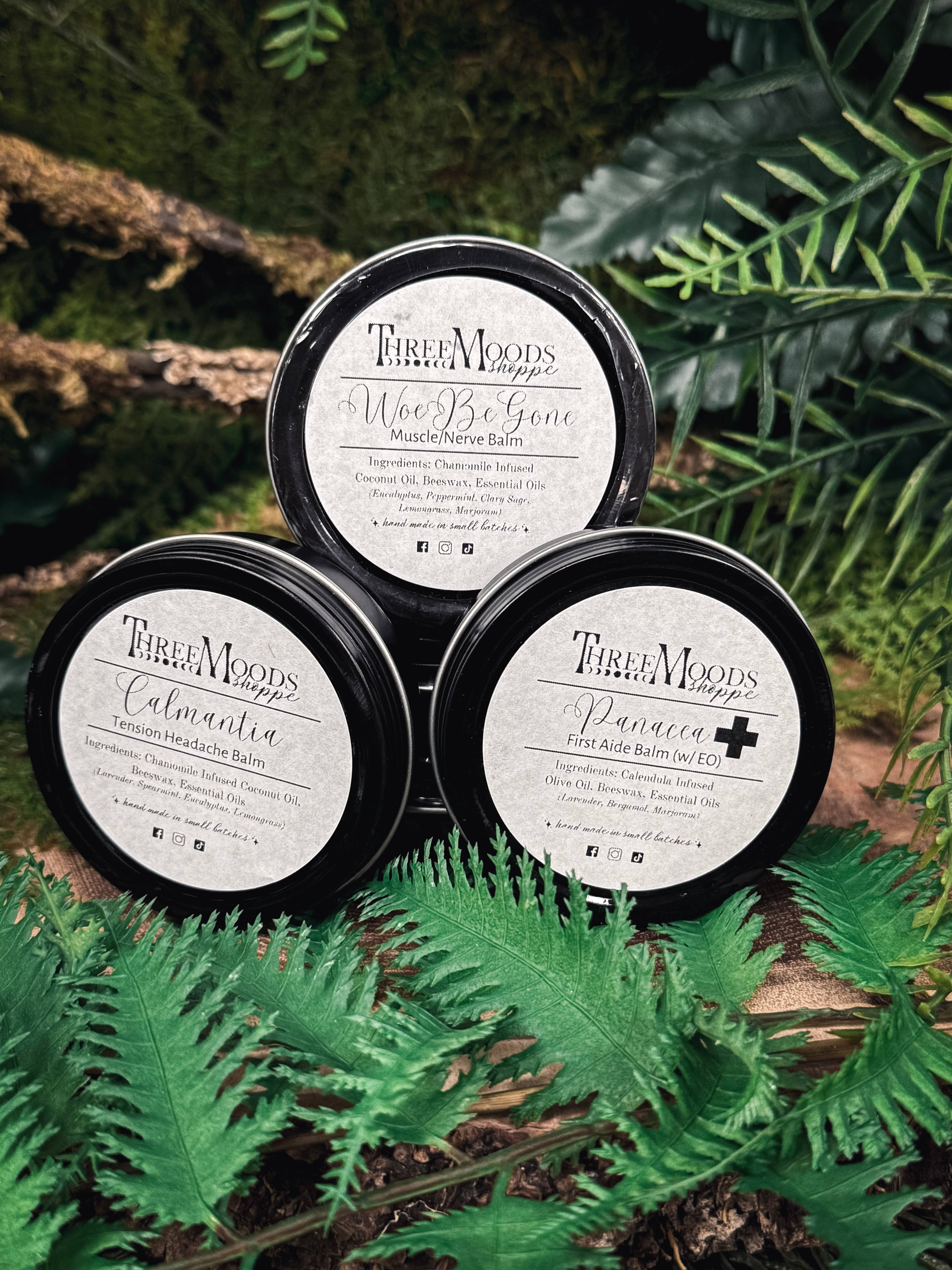 Three Moods Shoppe - Wholesale Healing Salve/Balm/Cream - WoeBeGone (Muscle/Nerve) Balm2