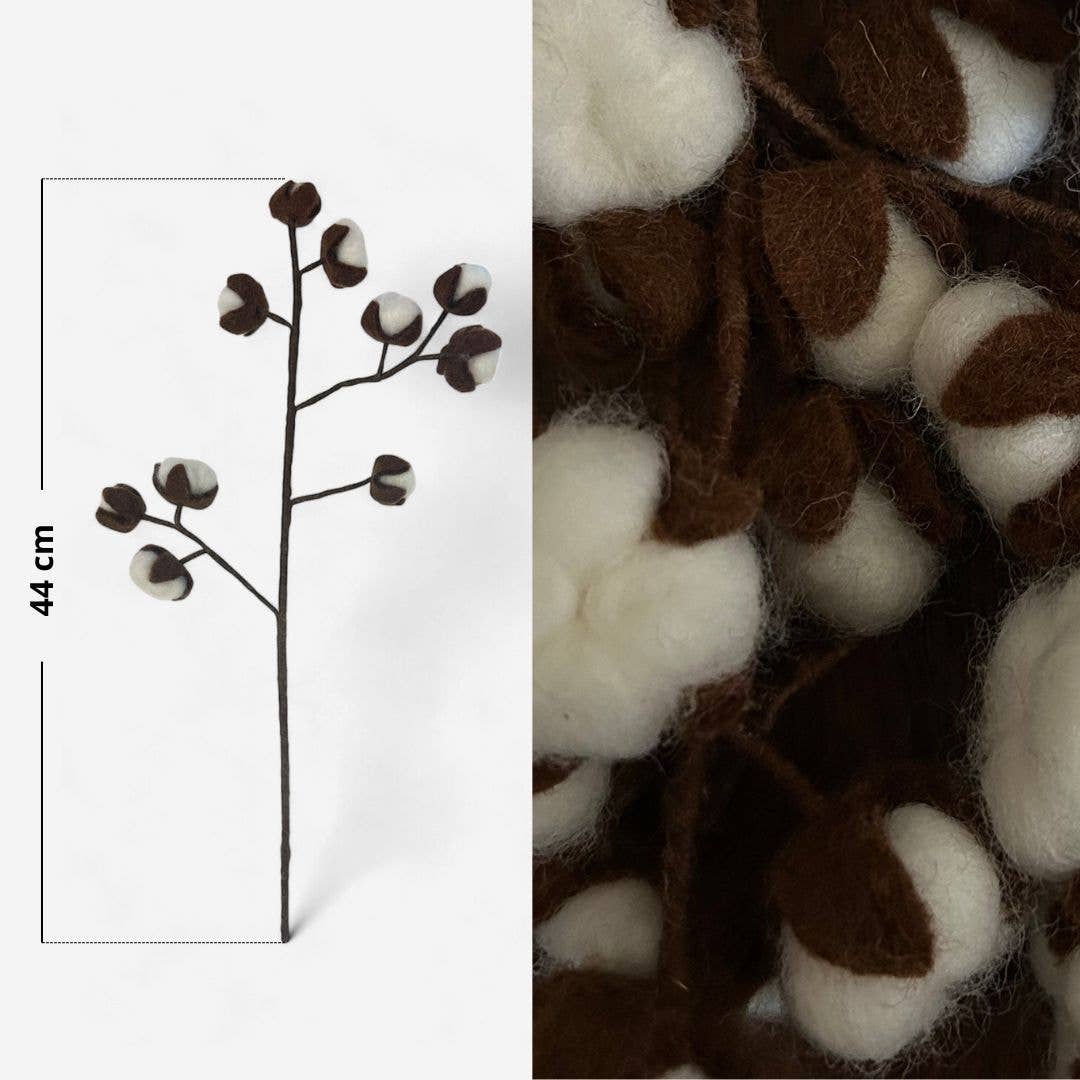 New Heidi – wholesale Artificial flowers – Set of 6 cotton flower branches - New Heidi2