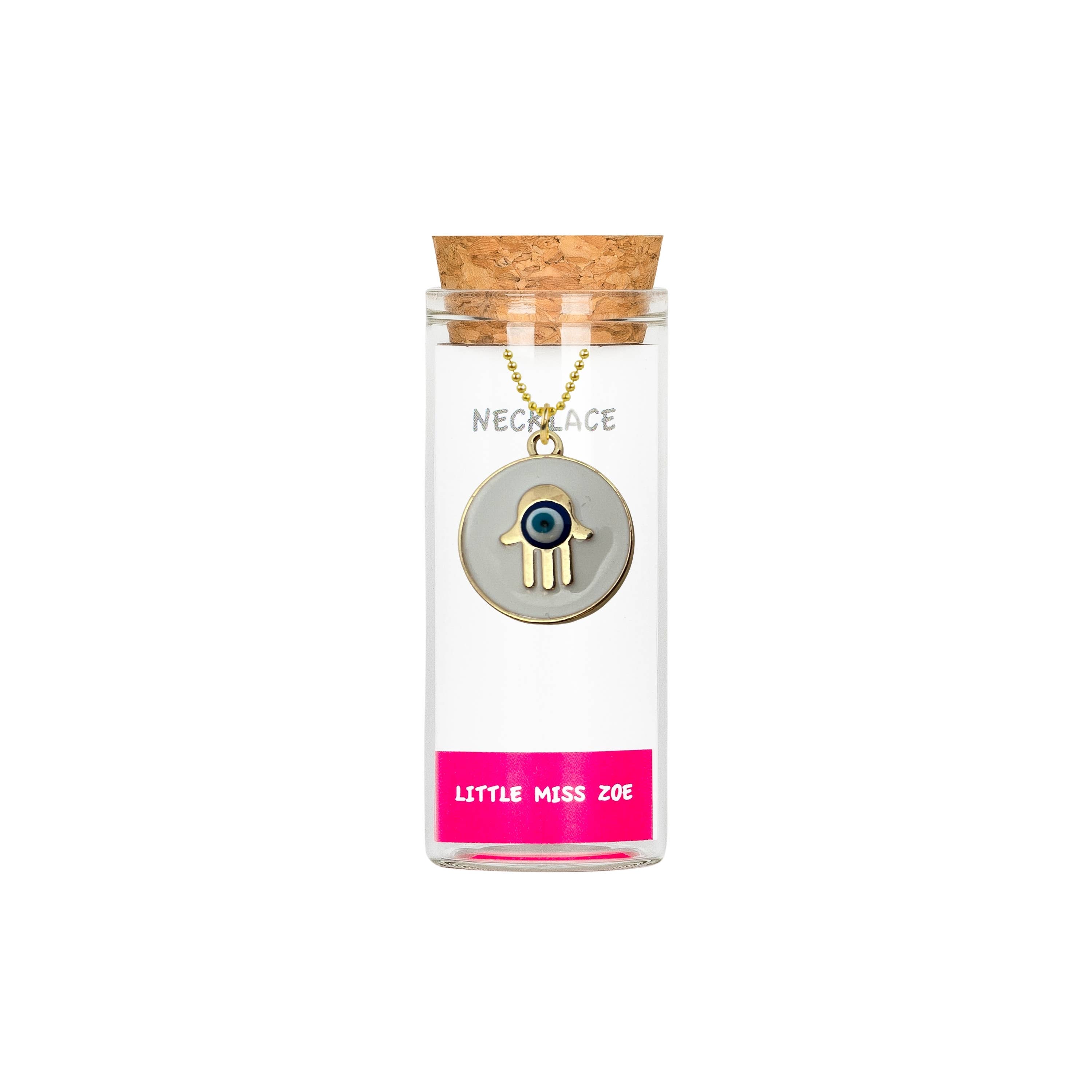Little Miss Zoe - Wholesale Kids Necklace - Kids - Kids Charm Necklace in a glass bottle81