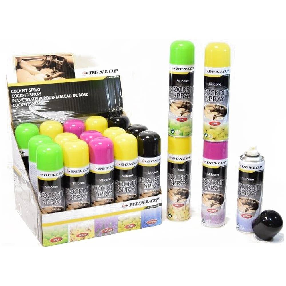 Jactal - Wholesale Car Freshener - Unisex - Dunlop Car Cleaning Spray 220ml0