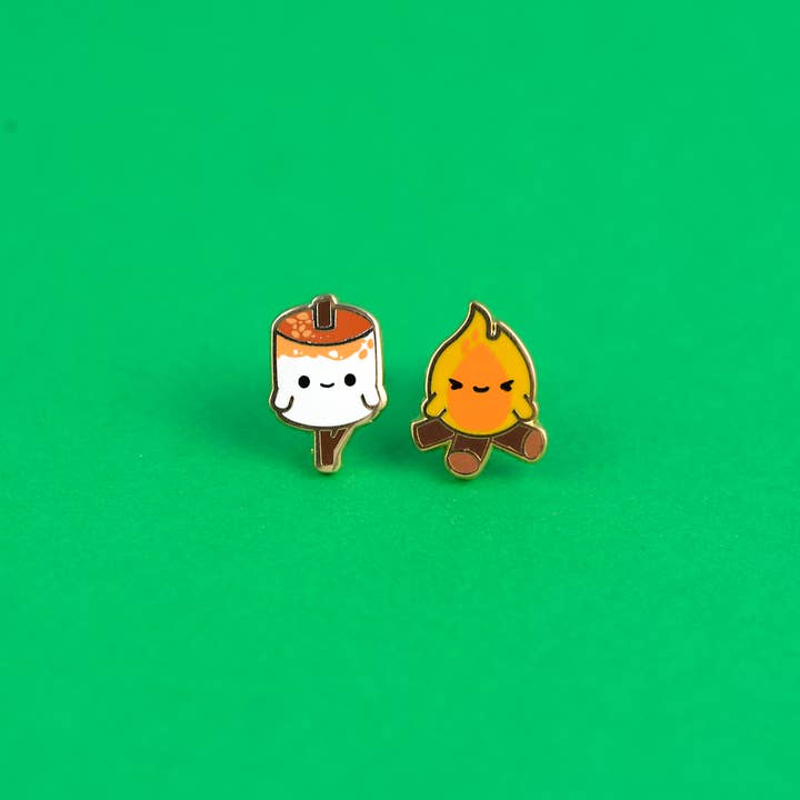 LuxCups Creative - Wholesale Stud/Post Earrings - Campfire Cuties Earrings5