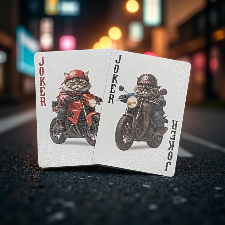 Collectible Playing Cards - Wholesale Playing Cards - Biker Cats Playing Cards5