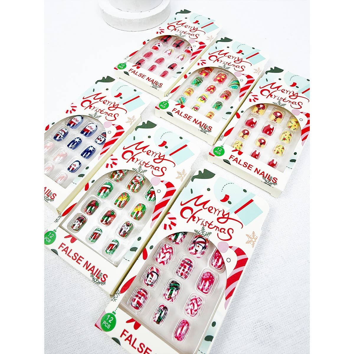 MÉLANGER LA COULEUR Ongles à Presser Fantaisie Thème de Noël en vente sur Faire4