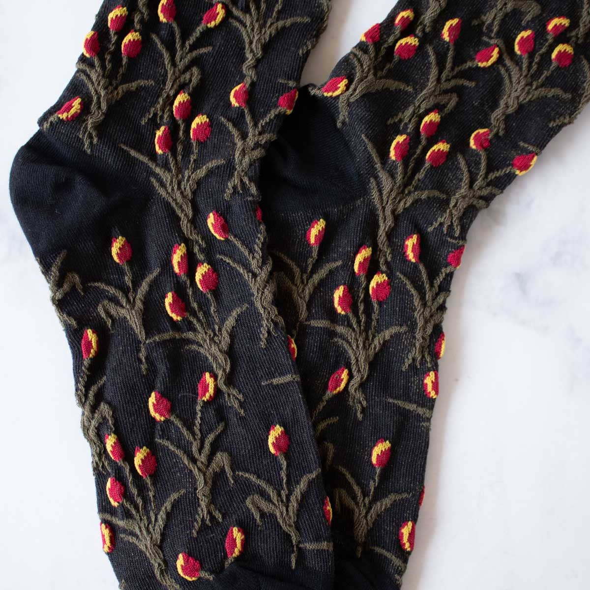 Tiepology - Wholesale Socks - Women's - Vintage Tulip Casual Socks7