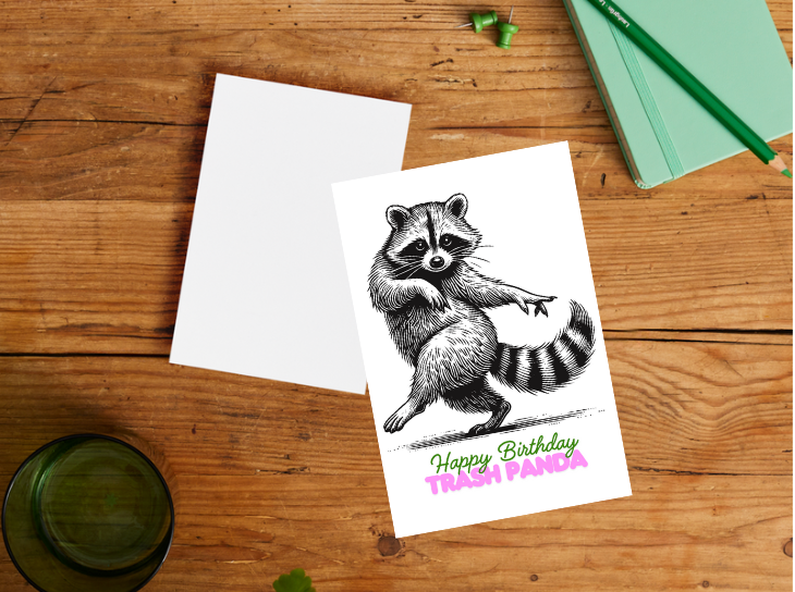 Party Collective - Wholesale Birthday Card - Happy Birthday Trash Panda Card4
