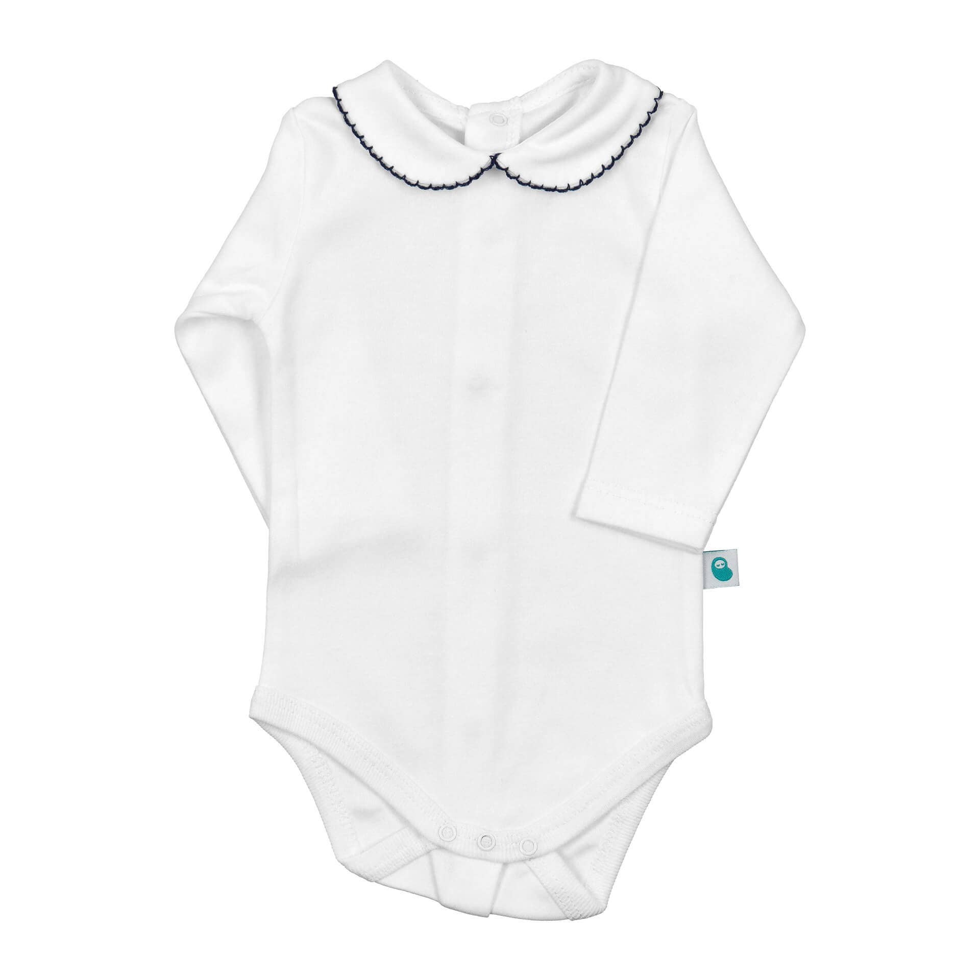 Bean Baby Clothes - Wholesale Bodysuit (Non-Footed) - Baby - Cotton Baby Bodysuit Onesie with Peter Pan Collar6