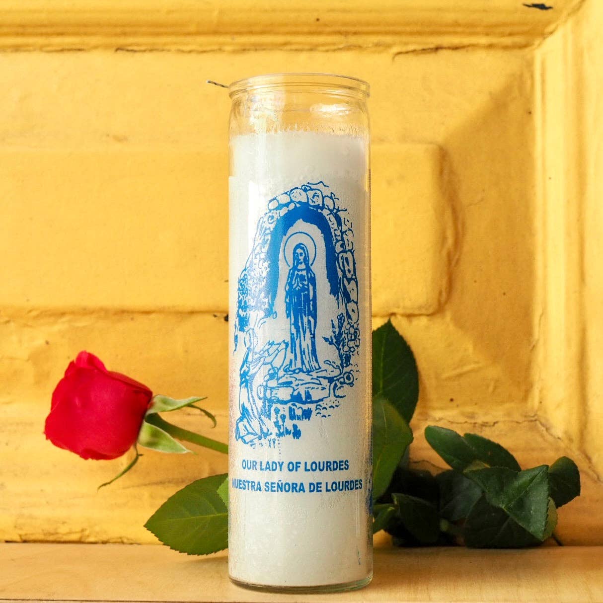 Santa Sabina - Venta al por mayor Vela votiva - Vela de oración ritual Nuestra Señora de Lourdes de 7 días1