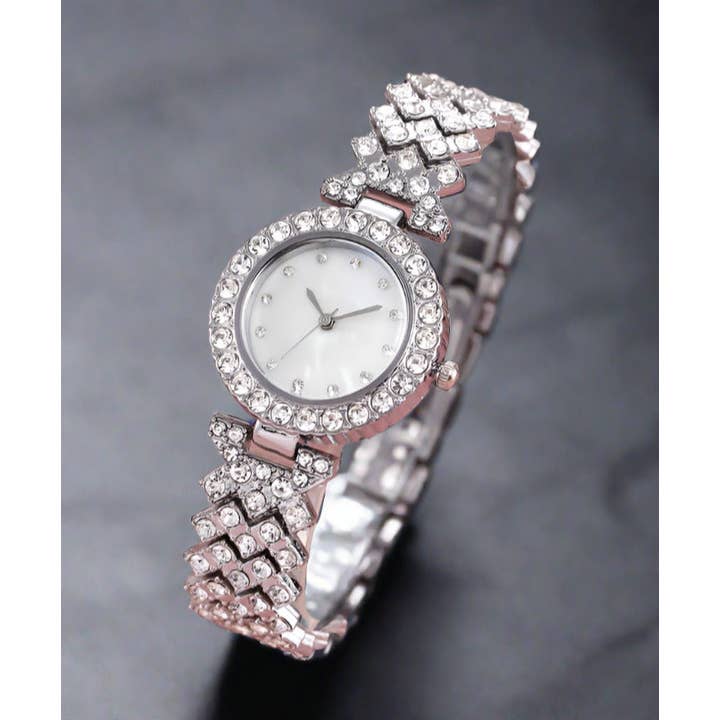 WoodWristCo - Wholesale Wrist Watch - Women's - Women's Fashion Trendy Rhinestone Women's Watches1